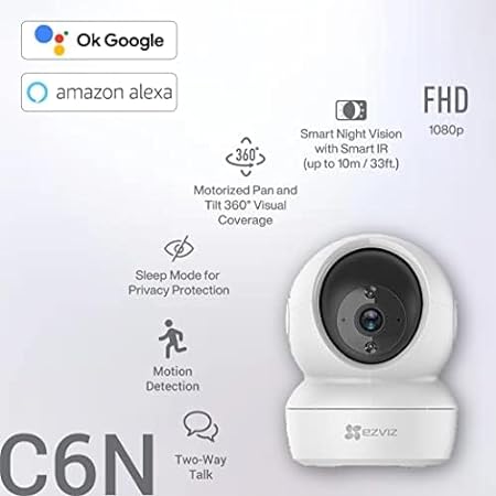 EZVIZ C6N 2MP SMART HOME CAMERA BY HILVISION FOR INDOOR